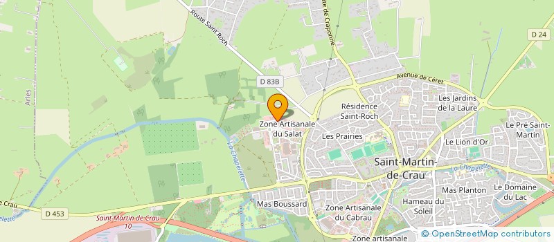 localisation de l'entreprise KANIAM à SAINT-MARTIN-DE-CRAU