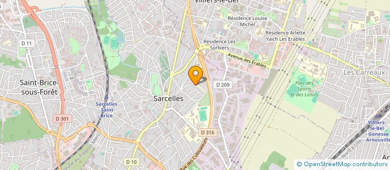 localisation de l'entreprise KANICABS  SARCELLES