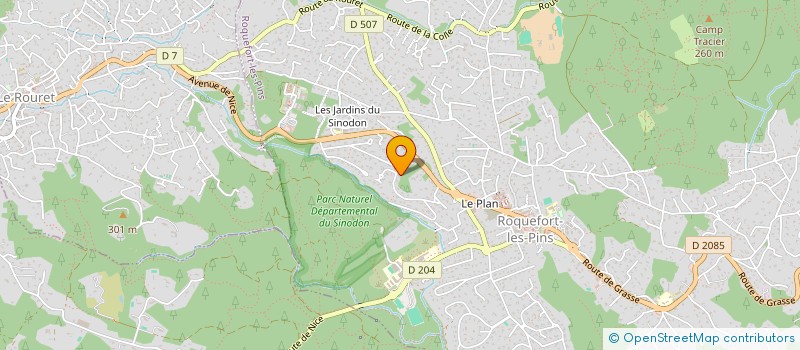 localisation de l'entreprise KANIMAMBO  ROQUEFORT-LES-PINS