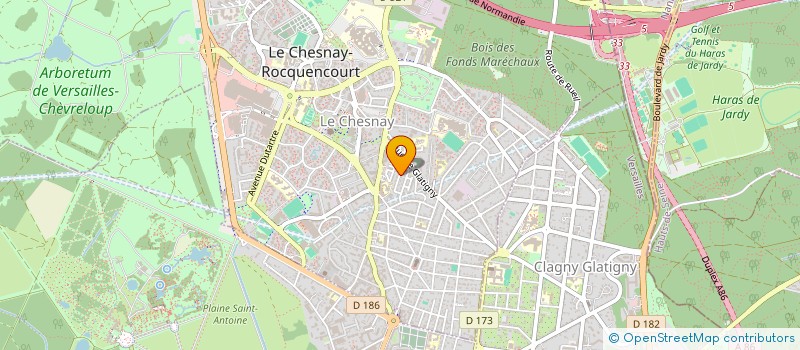 localisation de l'entreprise KANISAPOK  LE CHESNAY-ROCQUENCOURT