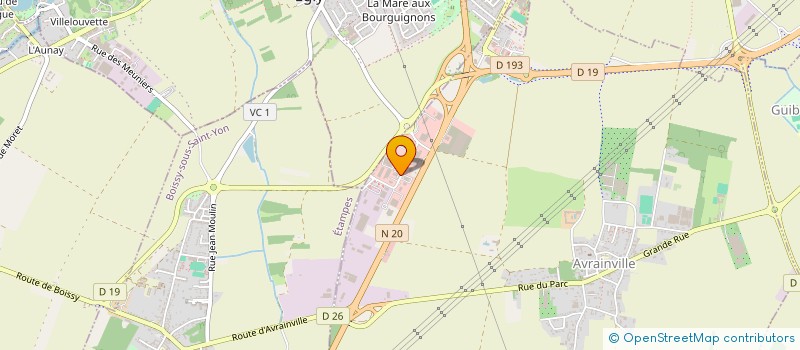 localisation de l'entreprise KANJI  AVRAINVILLE