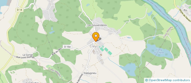 localisation de l'entreprise KANL  CREYS-MEPIEU