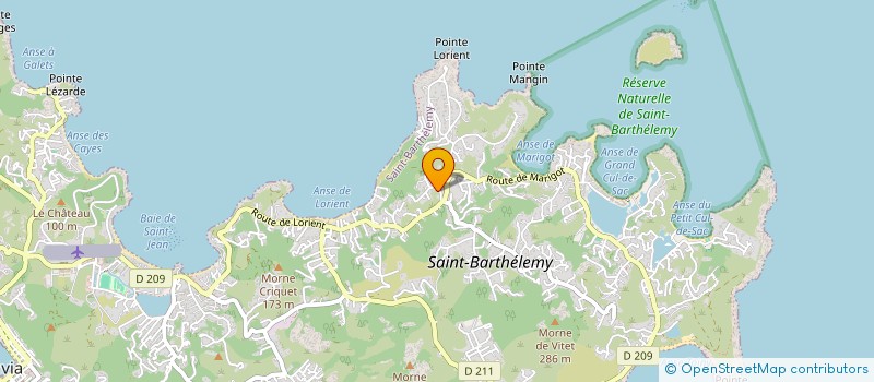 localisation de l'entreprise KANN CARAIBES à SAINT BARTHELEMY
