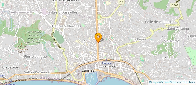 localisation de l'entreprise KANN COMMUNICATION à CANNES