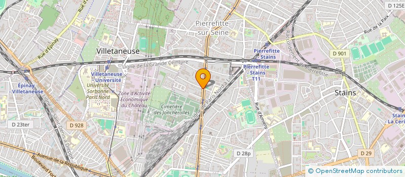 localisation de l'entreprise KANNAKI SUPERETTE à PIERREFITTE-SUR-SEINE
