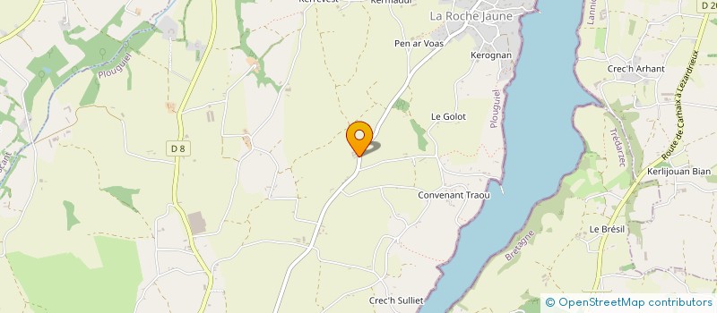 localisation de l'entreprise KANNARY à PLOUGUIEL