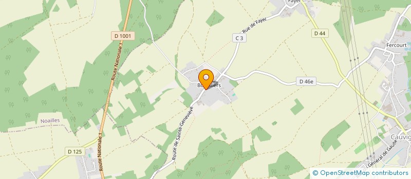 localisation de l'entreprise KANNEREZ 2  CAUVIGNY