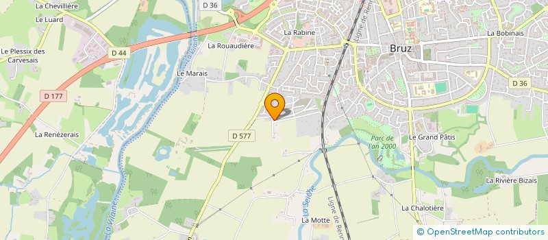 localisation de l'entreprise KANNEREZH à BRUZ