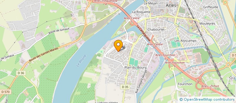 localisation de l'entreprise KANNOUF  ARLES