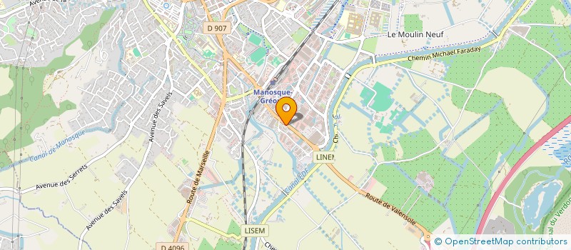 localisation de l'entreprise KANO  MANOSQUE