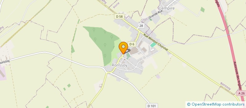 localisation de l'entreprise KANO CLUB LE-RONSSOY / ROISEL  RONSSOY