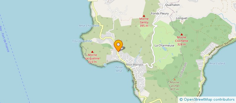 localisation de l'entreprise KANOPE 17  ANSES D'ARLET