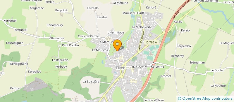 localisation de l'entreprise KANOPE STRUCTURES BOIS  ELVEN