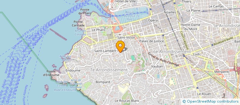 localisation de l'entreprise KANOPEA ARCHITECTURE STUDIO  MARSEILLE