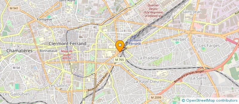 localisation de l'entreprise KANOPEE  CLERMONT-FERRAND