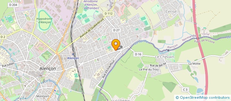 localisation de l'entreprise KANOPY à ALENCON