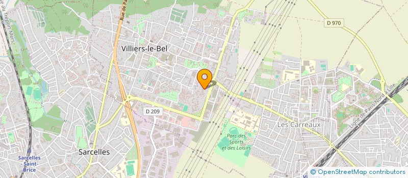 localisation de l'entreprise KANOU NI DJIGUI  VILLIERS-LE-BEL