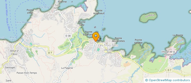 localisation de l'entreprise KANPANICHODANS à LES TROIS-ILETS