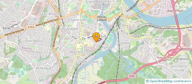 localisation de l'entreprise KANPOO FRANCE à BAYONNE