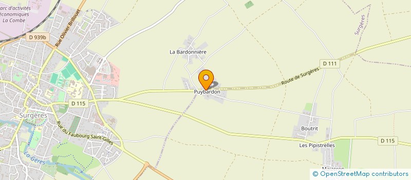 localisation de l'entreprise KANRENCINE  SURGERES