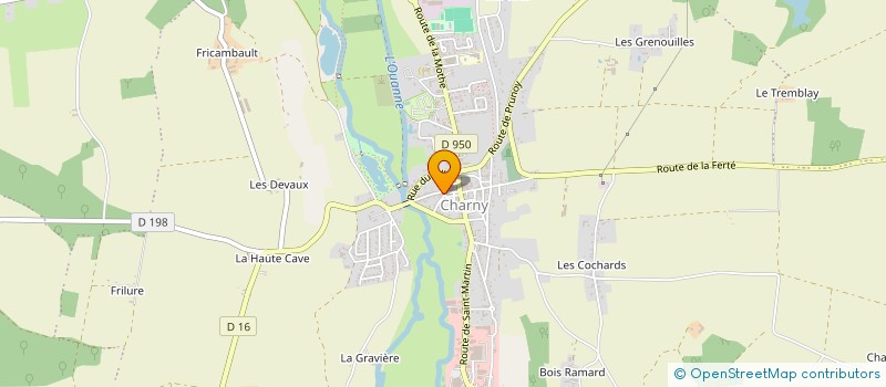 localisation de l'entreprise KANSAS TEAM à CHARNY OREE DE PUISAYE