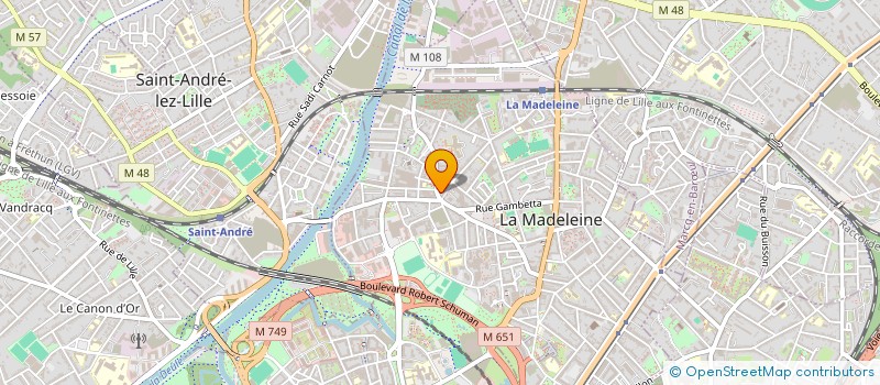 localisation de l'entreprise KANSORIA à LA MADELEINE