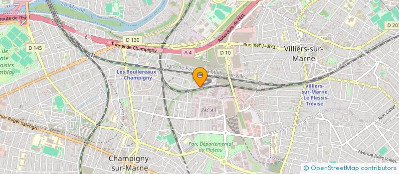 localisation de l'entreprise KANSSA JET TRANSPORTS à CHAMPIGNY-SUR-MARNE