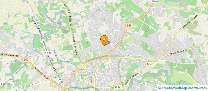 localisation de l'entreprise KANT  CARPENTRAS