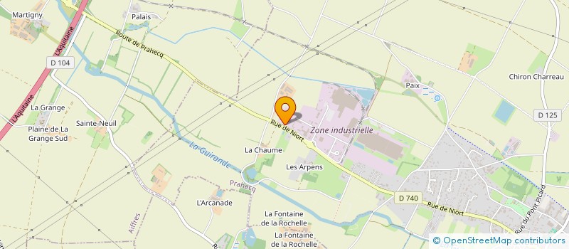 localisation de l'entreprise KANTAI  PRAHECQ