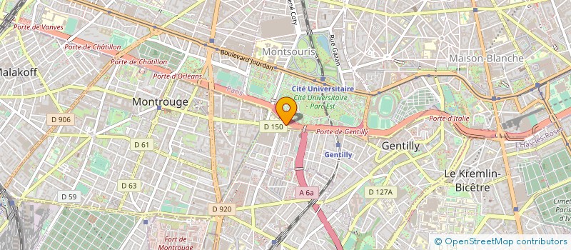 localisation de l'entreprise KANTAR TNS - MB à BAGNEUX