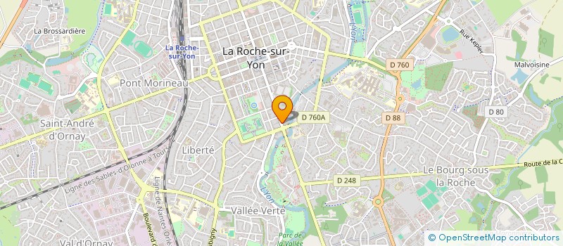 localisation de l'entreprise KANTAS ARCHITECTURE  LA ROCHE-SUR-YON