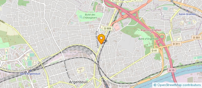 localisation de l'entreprise KANTE SERVICES AUTOMOBILE  ARGENTEUIL