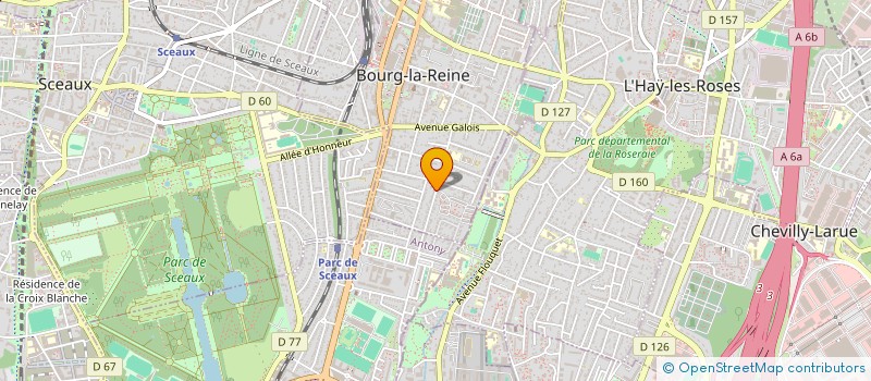 localisation de l'entreprise KANTHOM à BOURG-LA-REINE