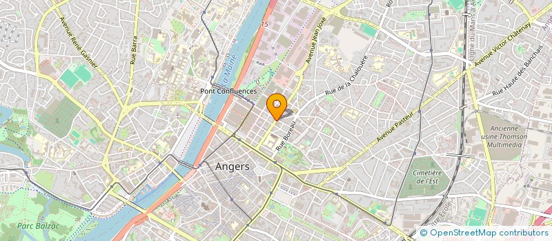 localisation de l'entreprise KANTILENE à ANGERS