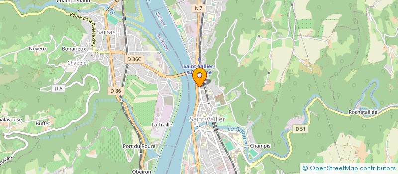 localisation de l'entreprise KANTIQ à SAINT-VALLIER