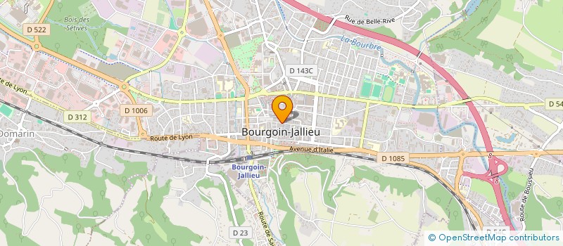 localisation de l'entreprise KANTJAS GALERIE à BOURGOIN-JALLIEU