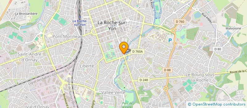 localisation de l'entreprise KANTUMS à LA ROCHE-SUR-YON