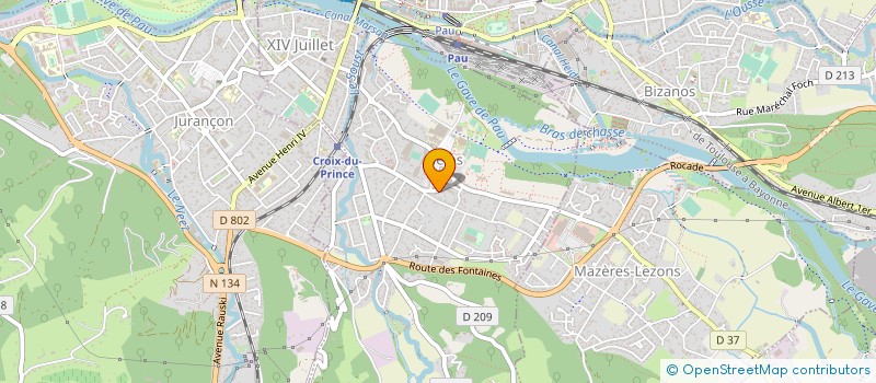 localisation de l'entreprise KANUMERA DIFFUSION à GELOS