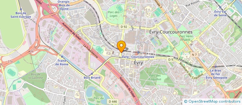 localisation de l'entreprise KANUNI à EVRY-COURCOURONNES