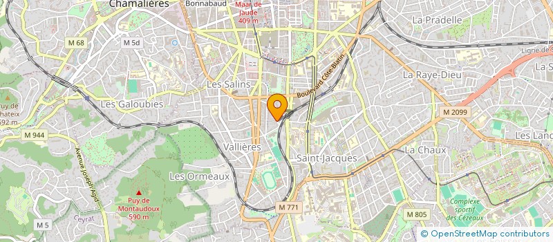 localisation de l'entreprise KANYOU GROUP  CLERMONT-FERRAND