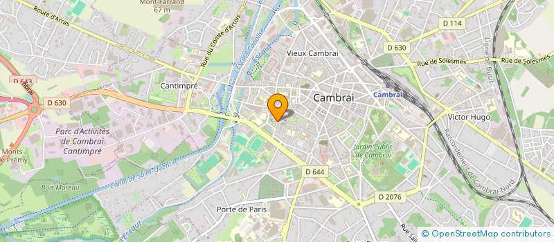 localisation de l'entreprise KAO à CAMBRAI