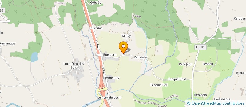 localisation de l'entreprise KAO BANG  LOCMARIA-GRAND-CHAMP