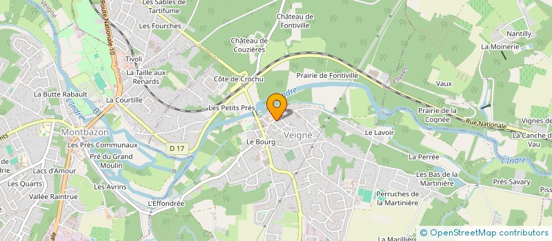 localisation de l'entreprise KAOCOM  VEIGNE