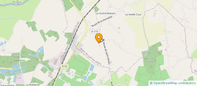 localisation de l'entreprise KAOLA  RIVES-DU-LOIR-EN-ANJOU