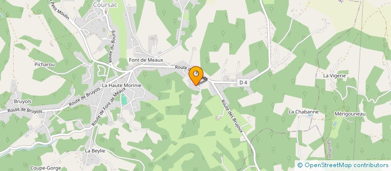 localisation de l'entreprise KAOLIMB  COURSAC