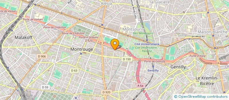 localisation de l'entreprise KAOLIN  MONTROUGE