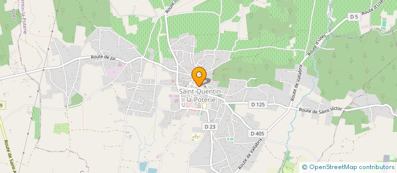 localisation de l'entreprise KAOLIN-CERAMIQUE  SAINT-QUENTIN-LA-POTERIE