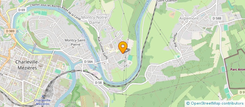 localisation de l'entreprise KAOLIV  MONTCY-NOTRE-DAME