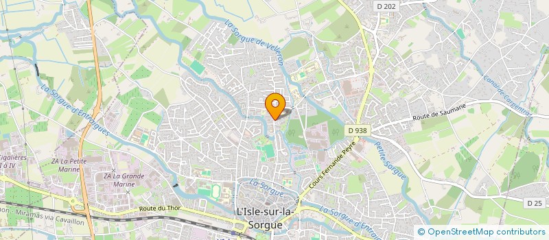 localisation de l'entreprise KAOM  L'ISLE-SUR-LA-SORGUE