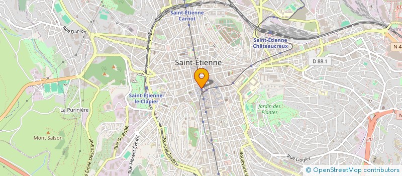 localisation de l'entreprise KAOMX à SAINT-ETIENNE